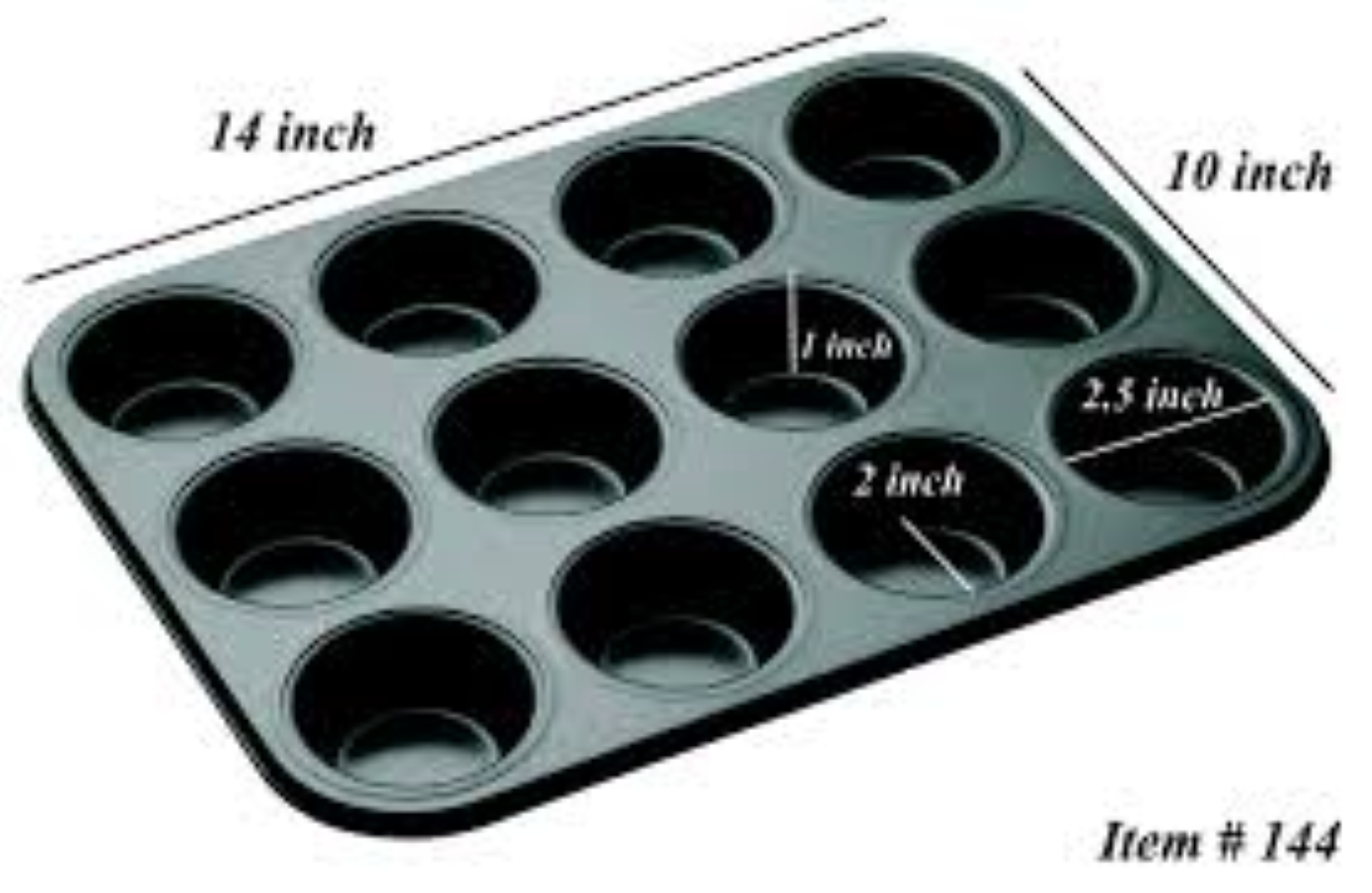 CAKE TRAY 12PCS CUPS